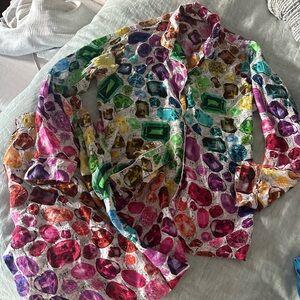 Tasha Colorful Gemstone Print Pajamas